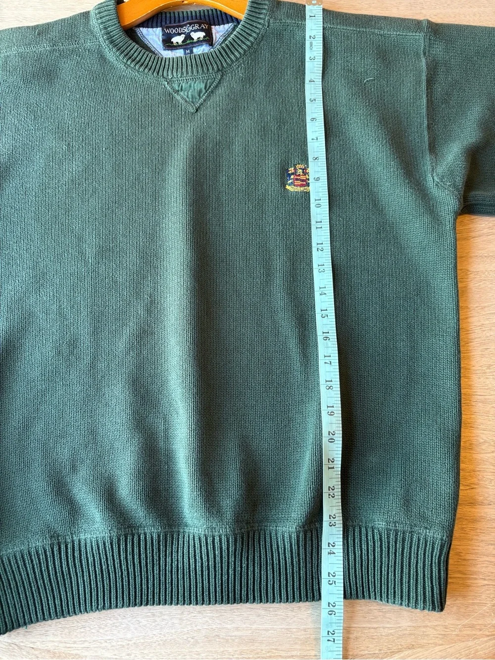 Vintage Knit Crewneck Sweater Woods & Gray